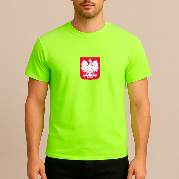 Men's Poland National Soccer Team Cotton T-Shirt