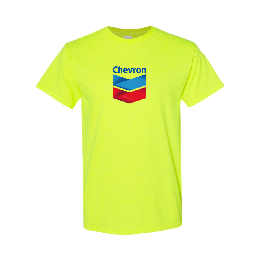 Men's Chevron Gas Station  Cotton T-Shirt
