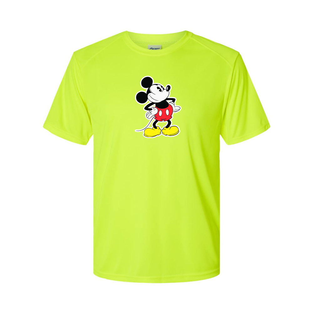 Men's Mickey Mouse Cartoon Polyester T-Shirt