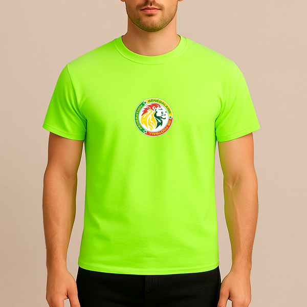 Men's Senegal National Soccer Team Cotton T-Shirt