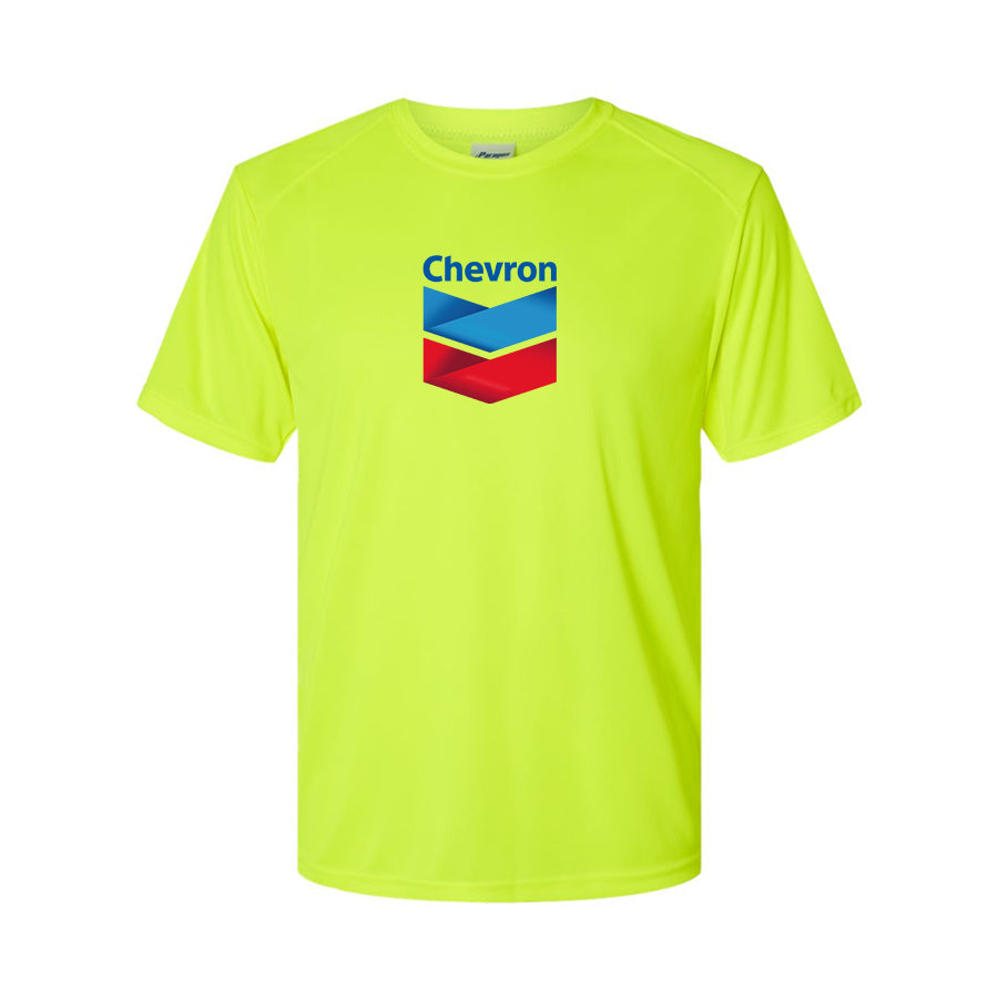 Men's Chevron Gas Station  Polyester T-Shirt