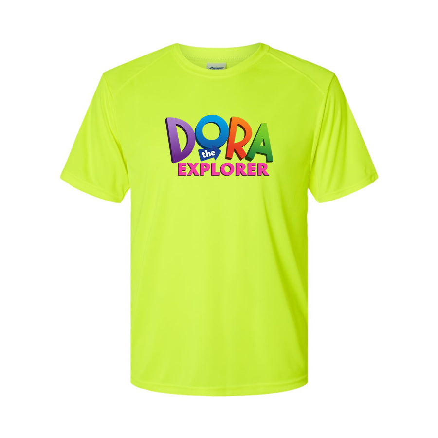 Men's Dora The Explorer Cartoon Performance T-Shirt