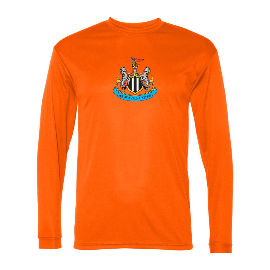 Men’s  Newcastle United FC    Polyester Long Sleeve T-Shirt