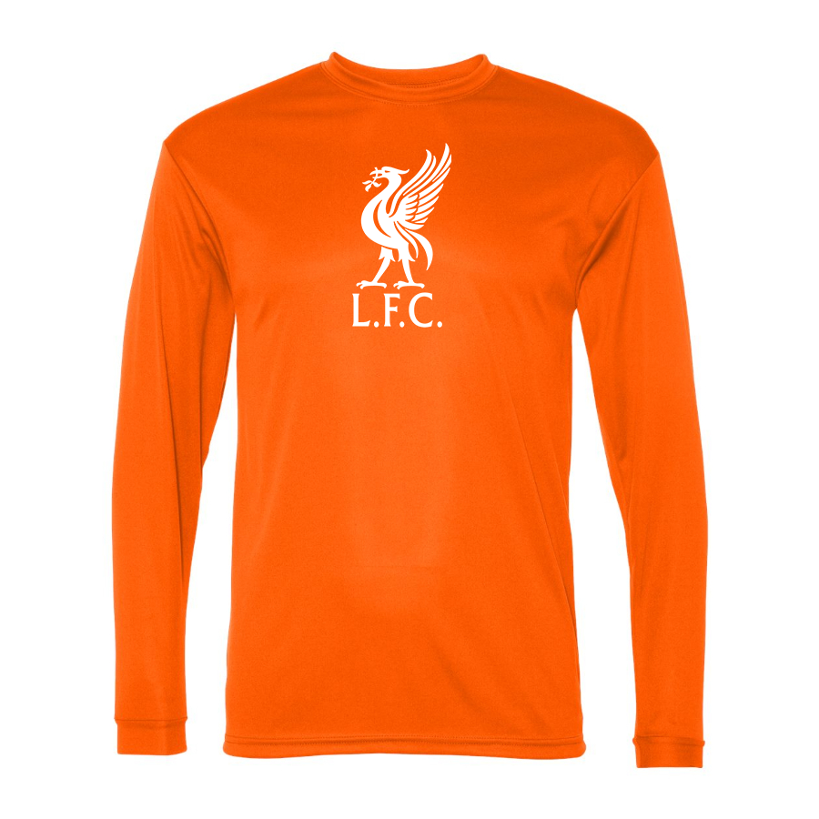 Men’s Liverpool L.F.C Soccer  Polyester Long Sleeve T-Shirt