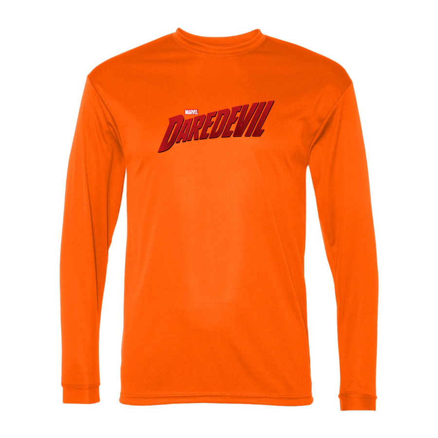 Men’s Daredevil Marvel- Polyester Long Sleeve T-Shirt