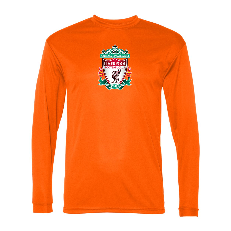 Men’s Liverpool Football Club Est.1892  Polyester Long Sleeve T-Shirt