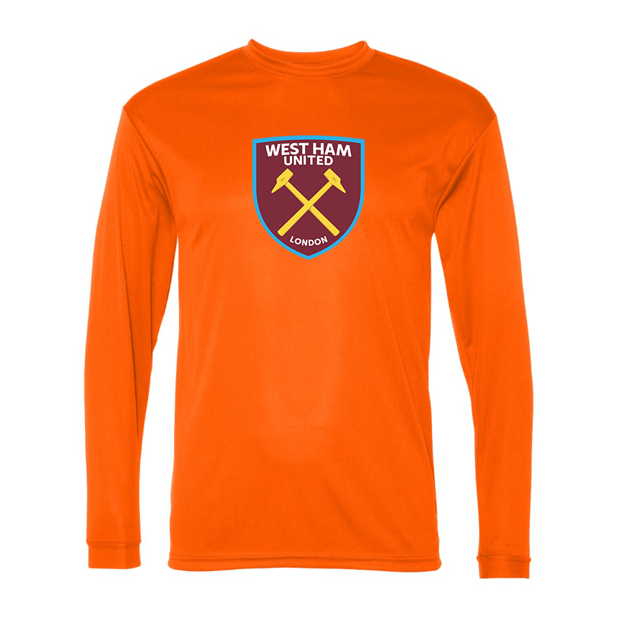 Men’s West Ham United FC  Polyester Long Sleeve T-Shirt