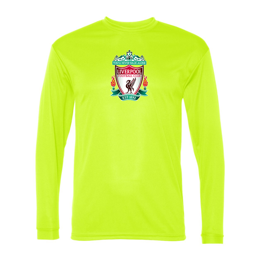 Men’s Liverpool Football Club Est.1892  Polyester Long Sleeve T-Shirt