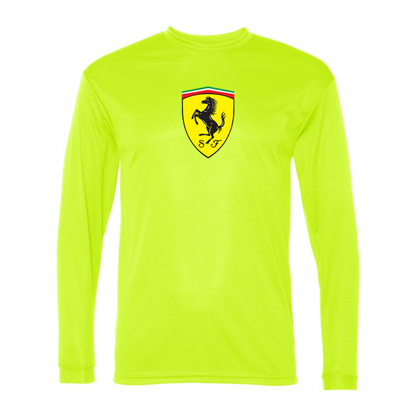 Men’s  Ferrari Motorsport Car - C2 Sport - Performance Long Sleeve T-Shirt - 5104