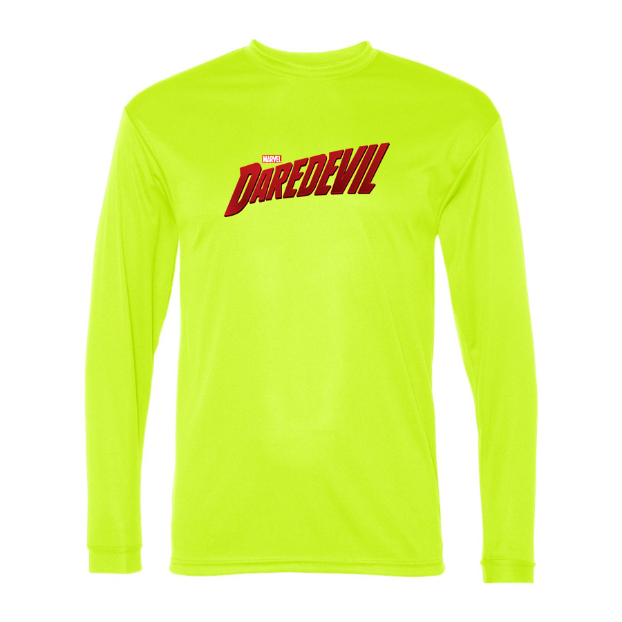 Men’s Daredevil Marvel- Polyester Long Sleeve T-Shirt