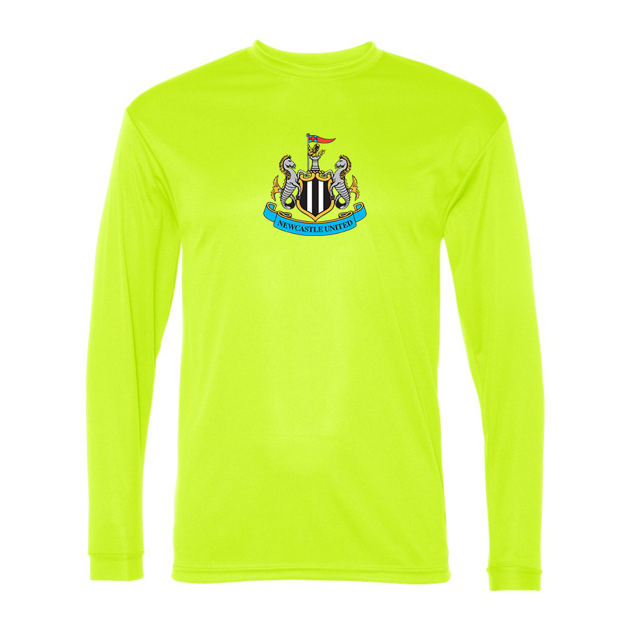 Men’s  Newcastle United FC    Polyester Long Sleeve T-Shirt