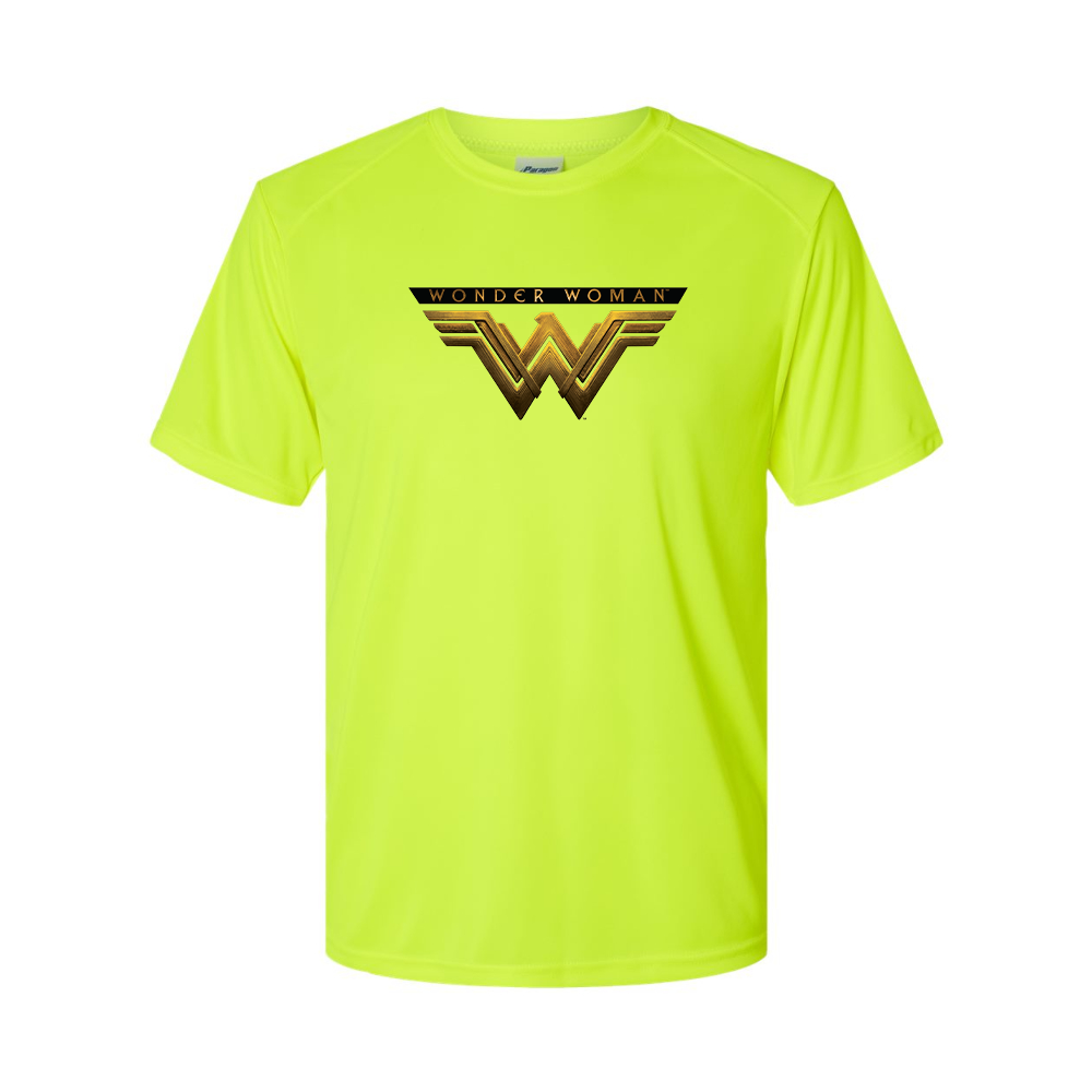 Youth Kids Wonder Woman DC Superhero Performance T-Shirt