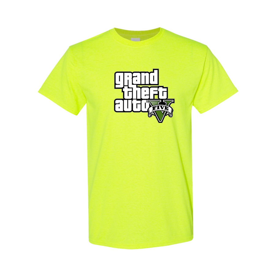 Men's GTA 5 Grand Theft Auto V Cotton T-Shirt Game