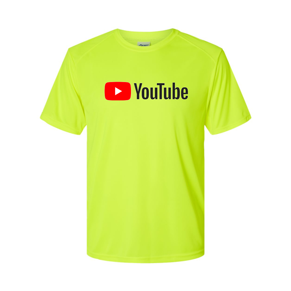 Men's YouTube Social Video Steaming Polyester T-Shirt