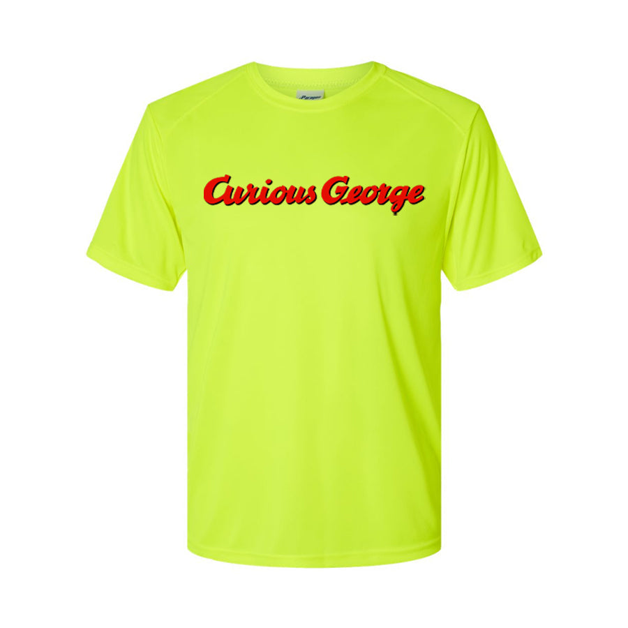 Youth Kids Curious George Cartoon Performance T-Shirt