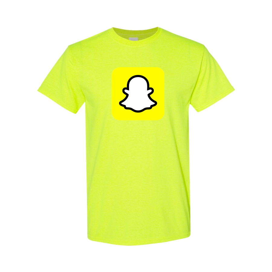 Men's Snapchat Social Cotton T-Shirt