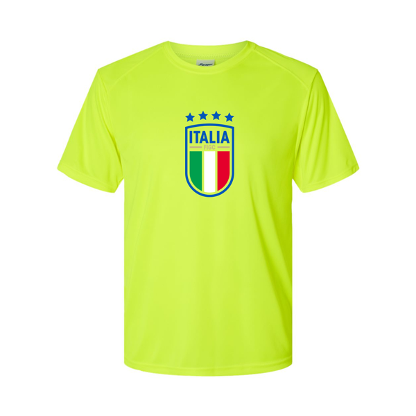 Men's Italy National Soccer Polyester T-Shirt