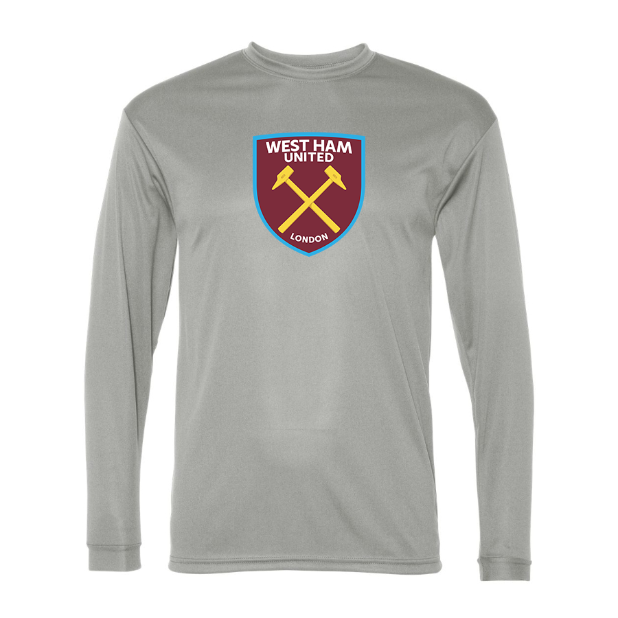 Men’s West Ham United FC  Polyester Long Sleeve T-Shirt