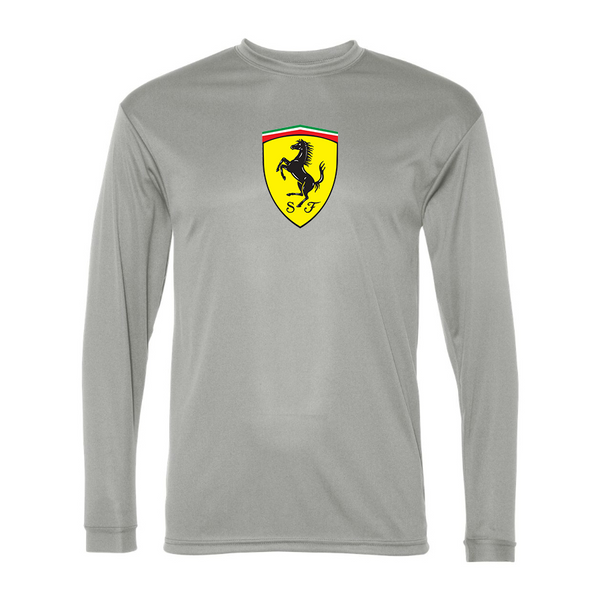 Men’s  Ferrari Motorsport Car - C2 Sport - Performance Long Sleeve T-Shirt - 5104