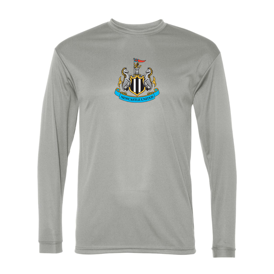 Men’s  Newcastle United FC    Polyester Long Sleeve T-Shirt