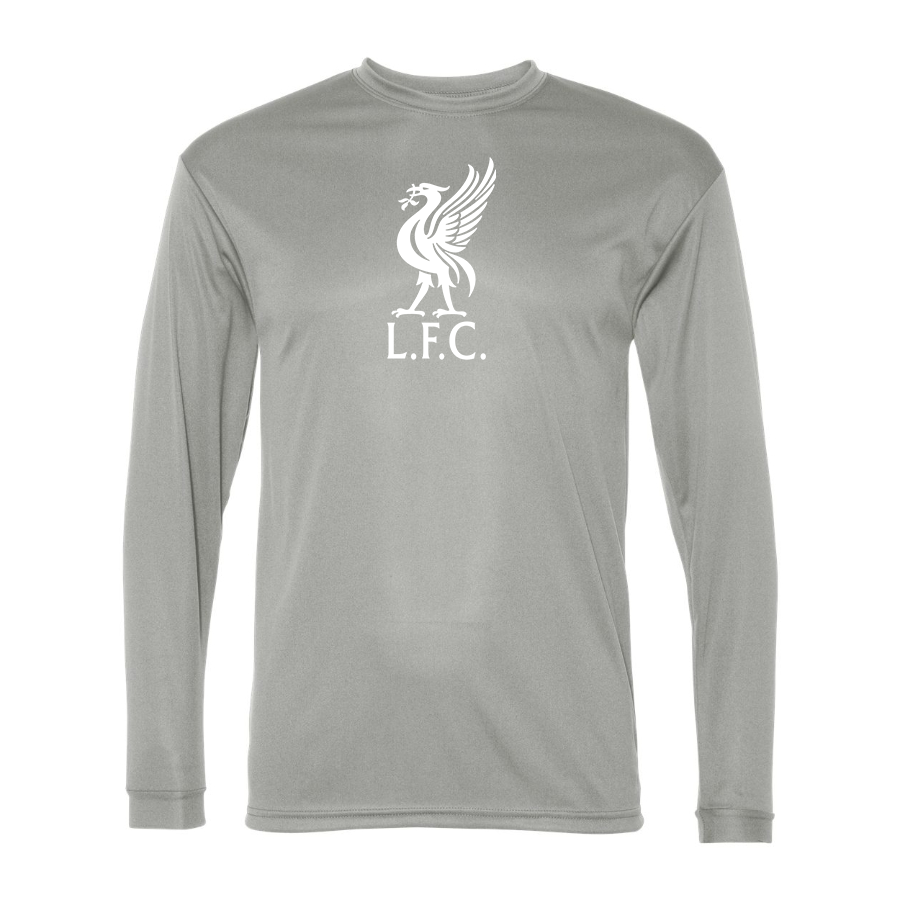 Men’s Liverpool L.F.C Soccer  Polyester Long Sleeve T-Shirt