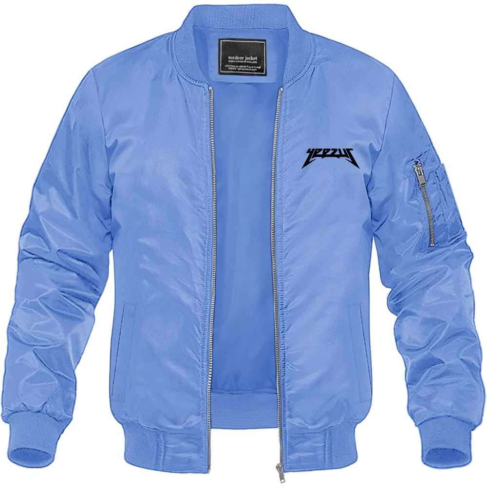 Men's Kanye West Yeezus Music Lightweight Bomber Jacket Windbreaker Softshell Varsity Jacket Coat