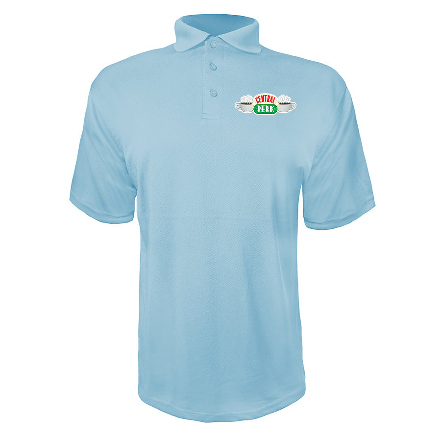 Men's Central Perk Friends Show Polyester Polo