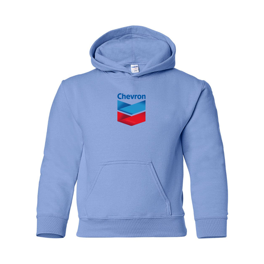 Youth Kids Chevron Gas Station Pullover Hoodie