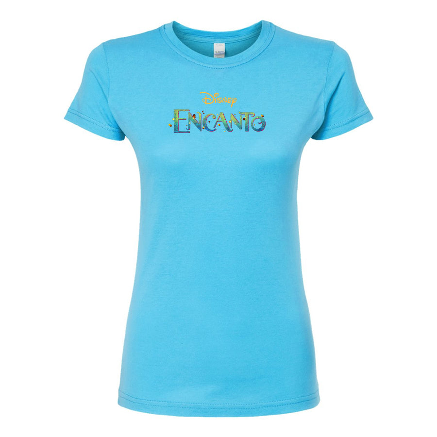 Women's Encanto Disney Cartoon Round Neck T-Shirt