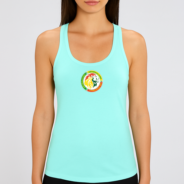 Women's Senegal National Soccer Team Racerback Tank Top