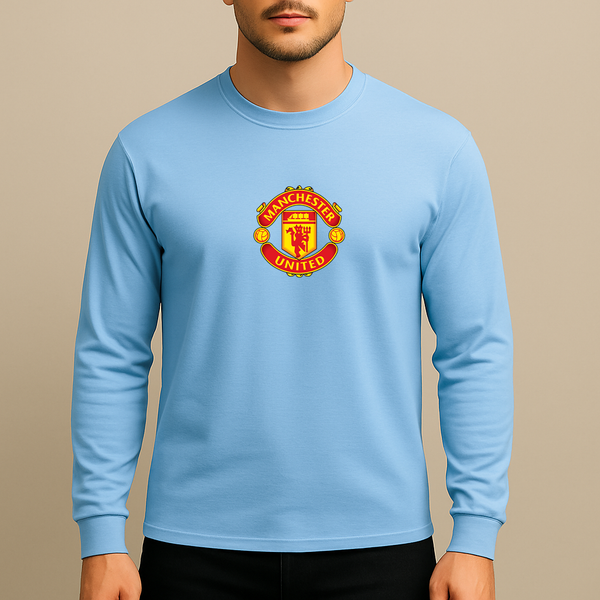 Men’s Manchester United Soccer Long Sleeve T-Shirt