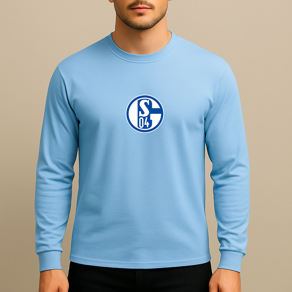 Men's Schalke 04 FC Long Sleeve T-Shirt