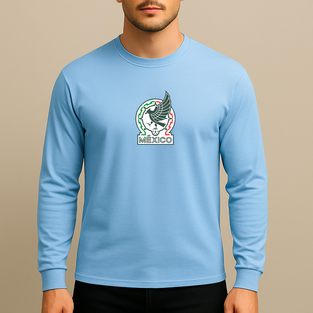 Men’s Mexico Soccer Long Sleeve T-Shirt