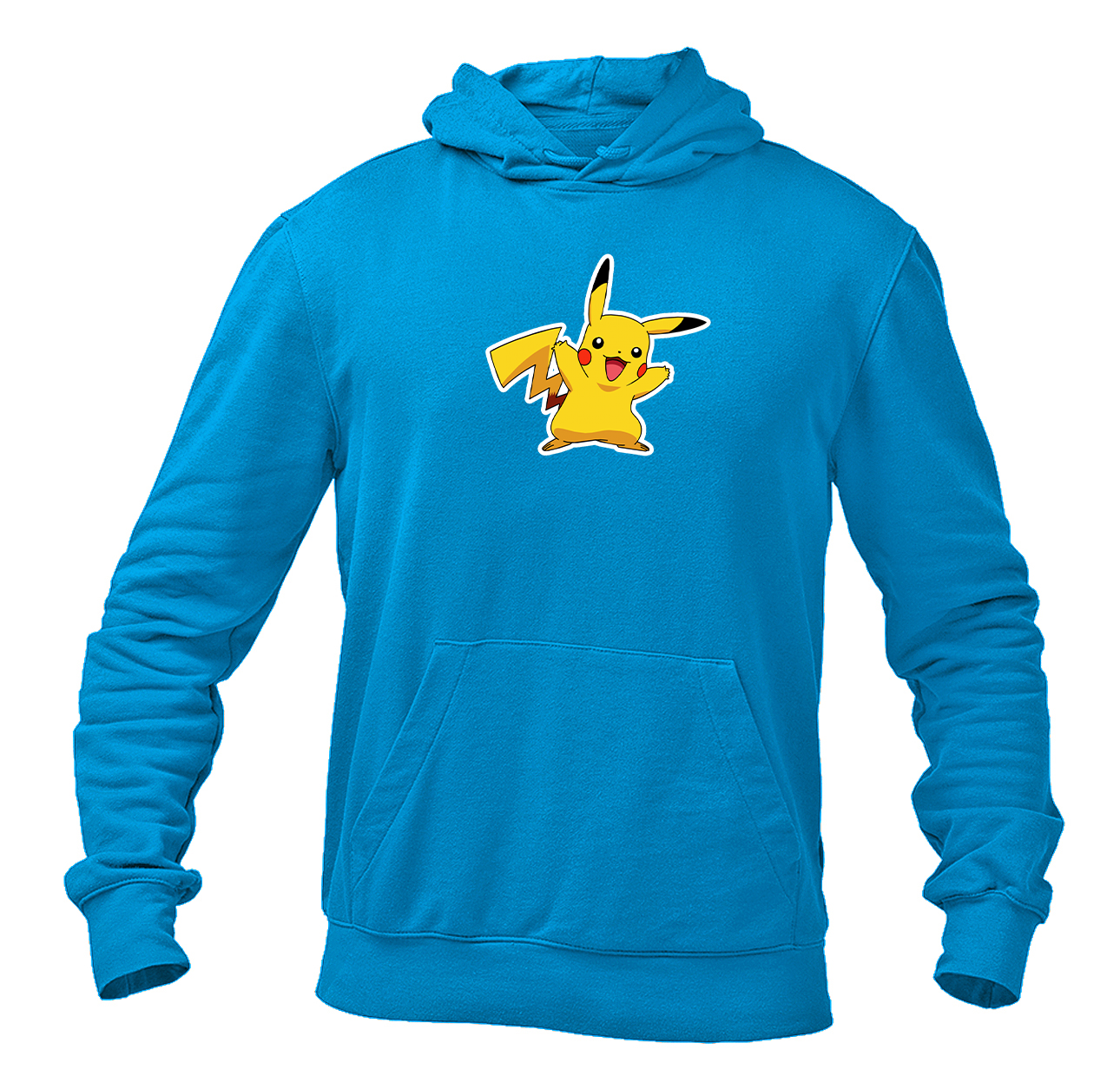 Men's Pikachu Cartoon Pullover Hoodie