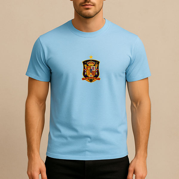 Men's Spain National Soccer Team Cotton T-Shirt