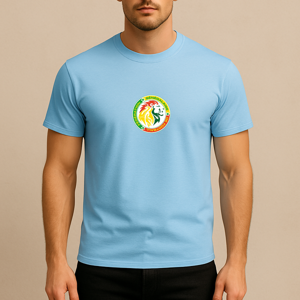 Men's Senegal National Soccer Team Cotton T-Shirt