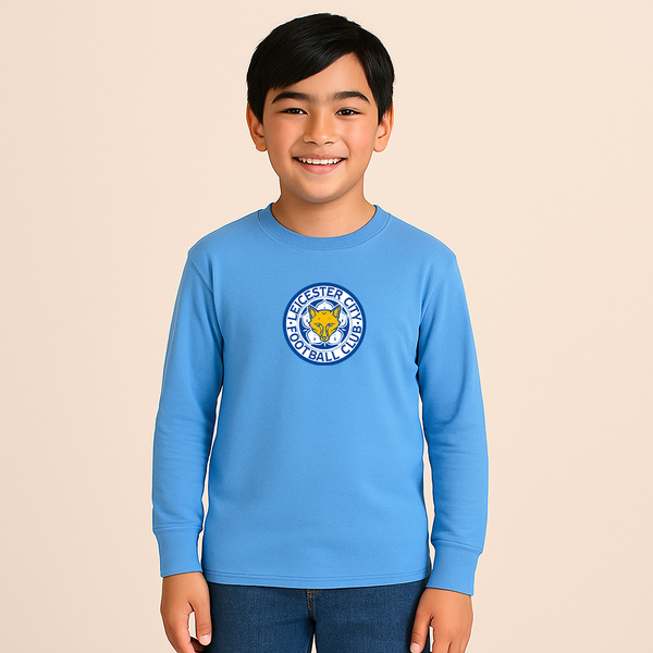 Youth Kids Leicester City FC Long Sleeve T-Shirt