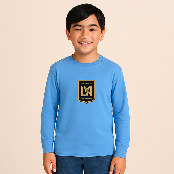 Youth Kids LAFC Los Angeles Football Club Long Sleeve T-Shirt