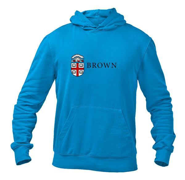 Men's Brown University Softstyle Midweight Hooded Sweatshirt