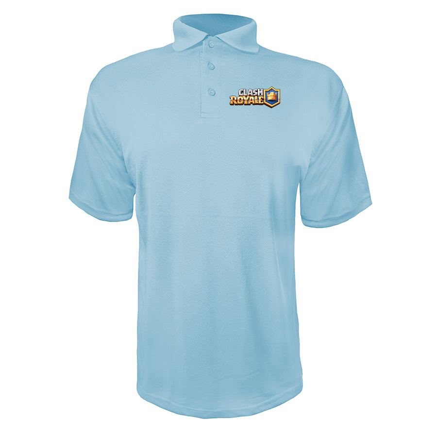 Men's Clash Royale Game Polyester Polo