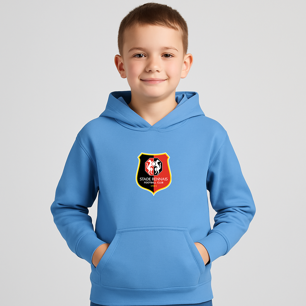Youth Kids Stade Rennais FC Pullover Hoodie