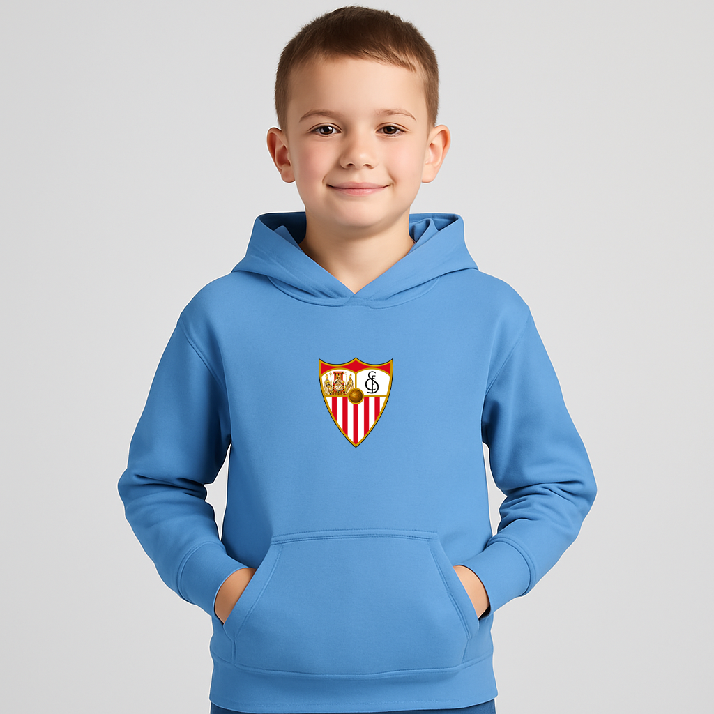 Youth Kids Sevilla FC Pullover Hoodie