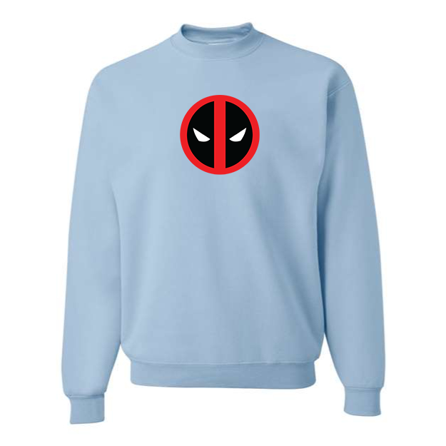 Men's Deadpool Marvel Superhero Crewneck Sweatshirt