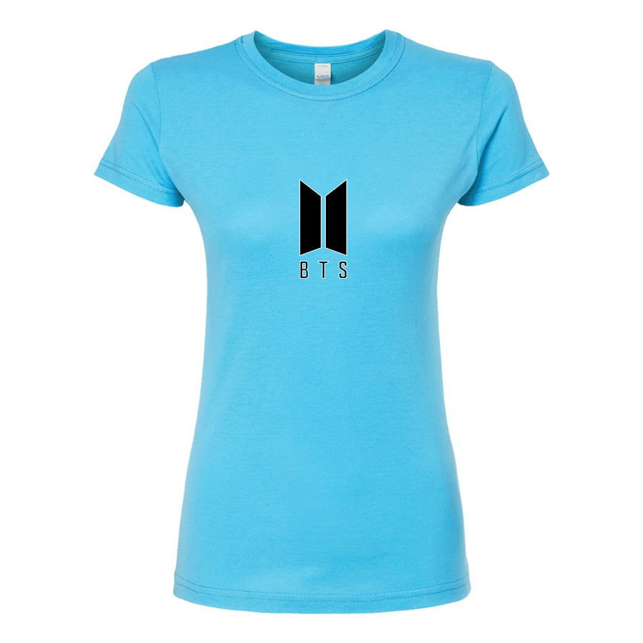 Women's BTS Music Round Neck T-Shirt