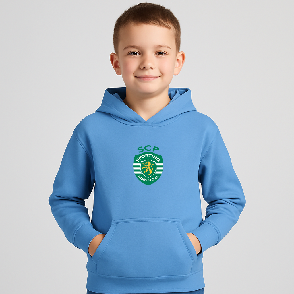 Youth Kids Sporting CP FC Pullover Hoodie