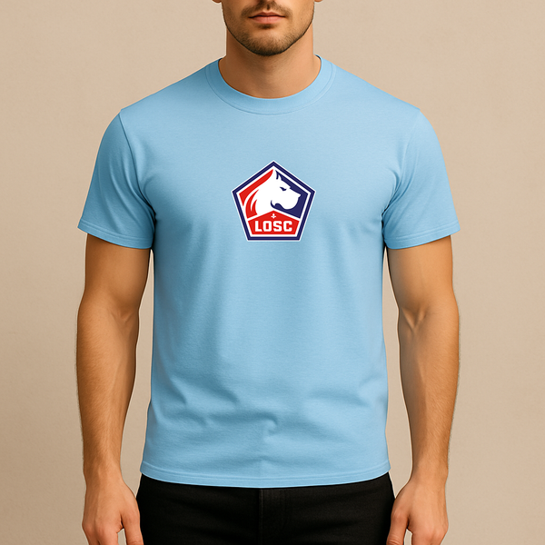 Men's Lille Olympique FC Cotton T-Shirt