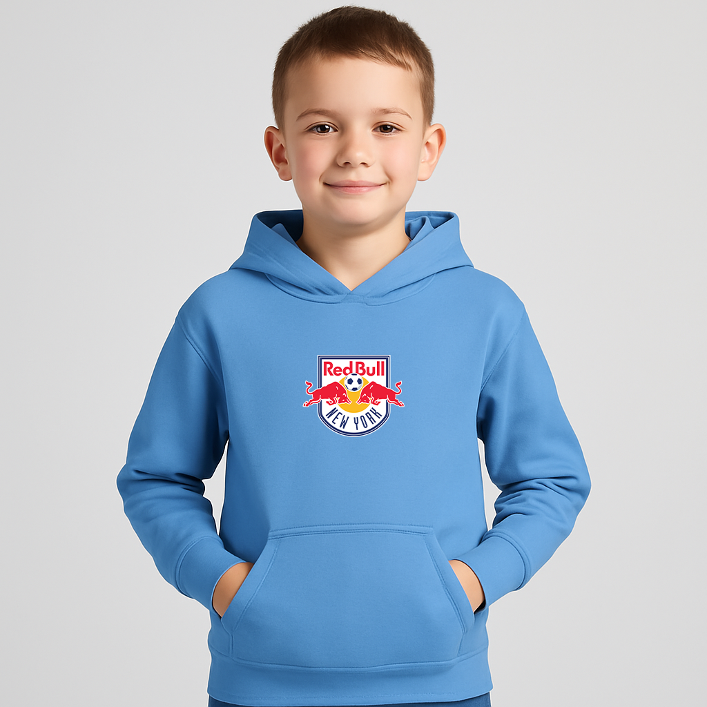 Youth Kids New York Red Bulls FC Pullover Hoodie