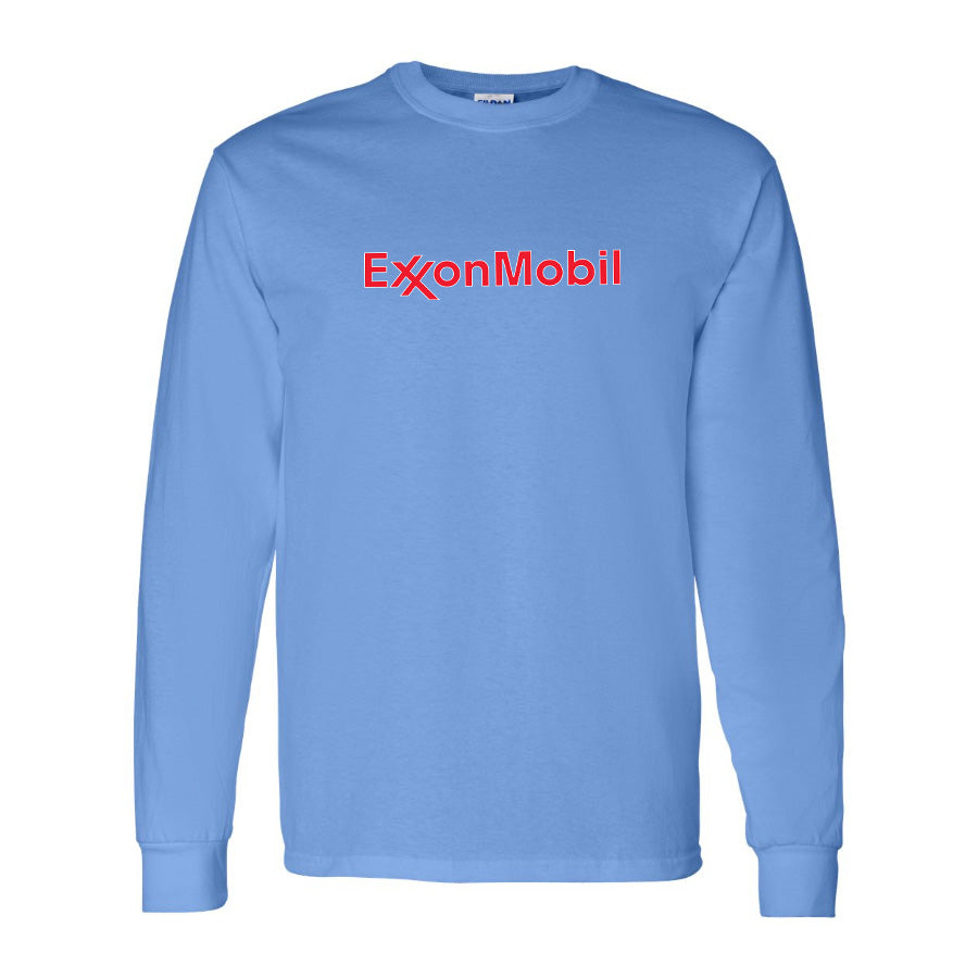 Men's Exxon Mobil Gas Station  Long Sleeve T-Shirt