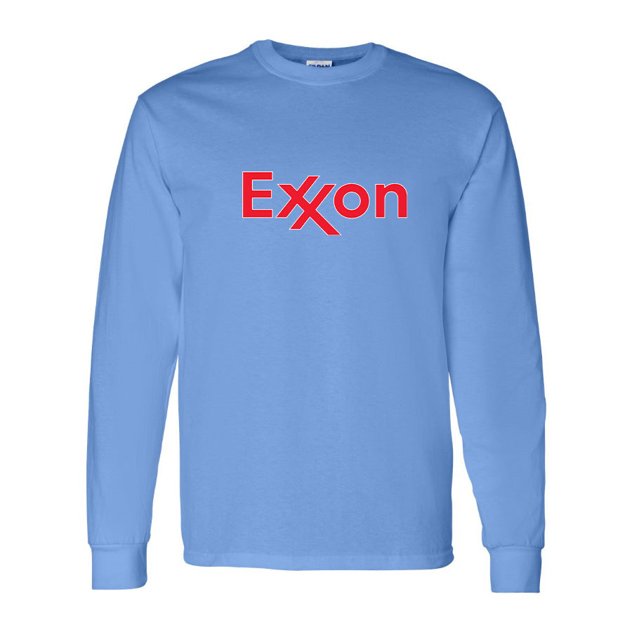 Men's Exxon Gas Station  Long Sleeve T-Shirt