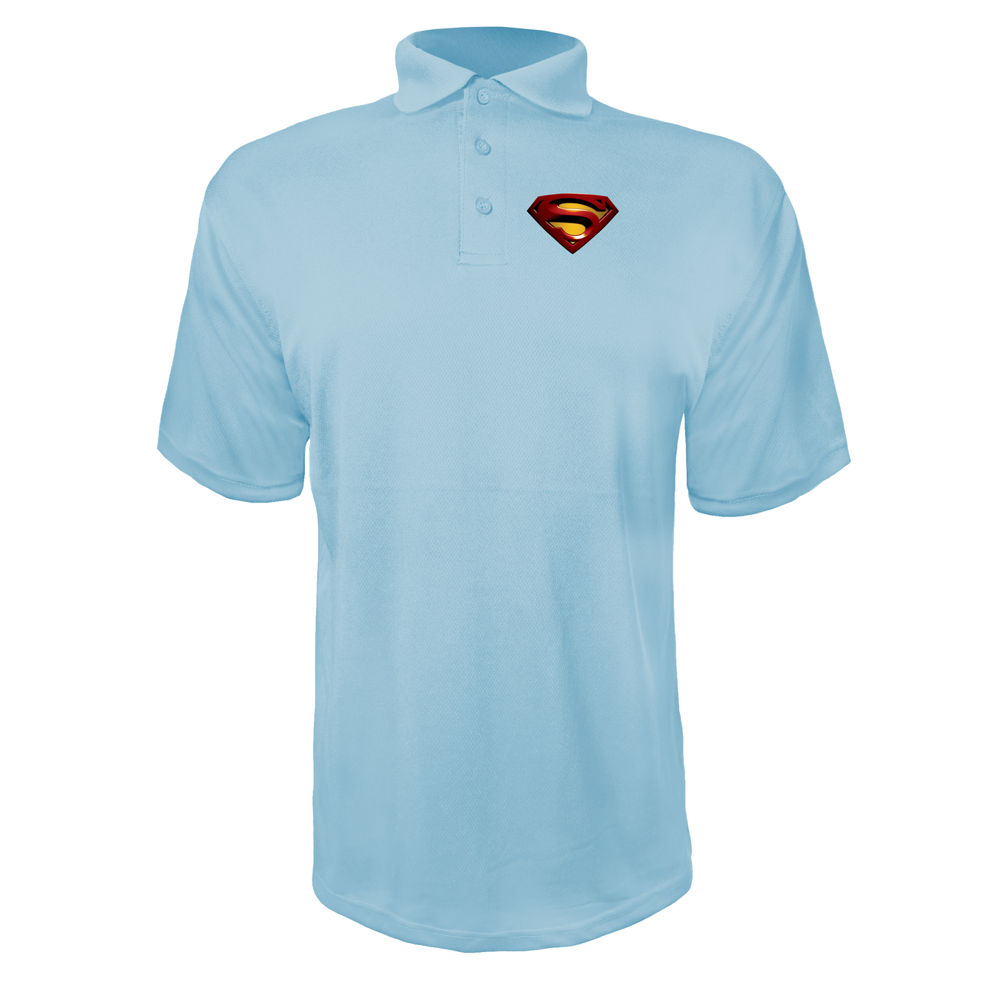 Men's Superman Superhero Polyester Polo